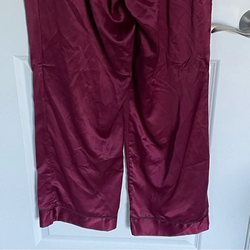 New! Bluebella Wren satin kimono Pajama top and pants Set red 47678